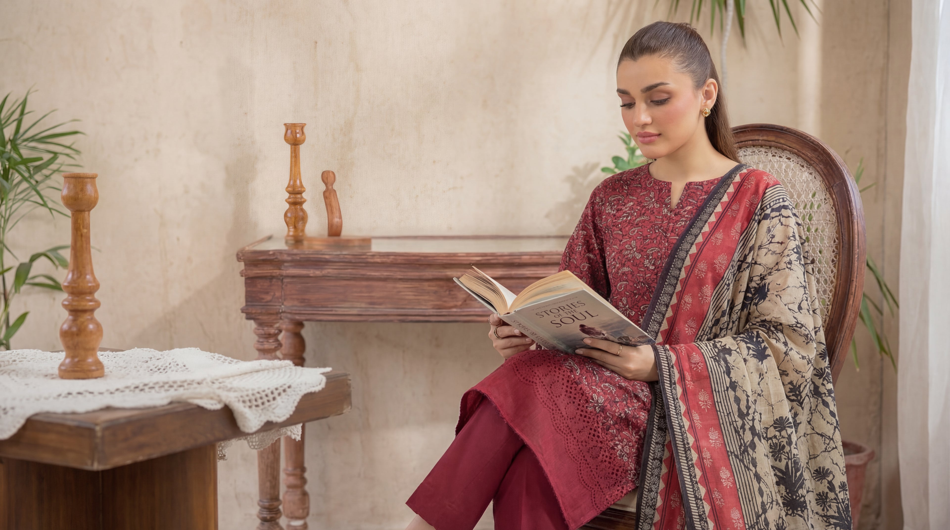 Unstitched Chikankari 3 Piece Lawn - Afreen Collection