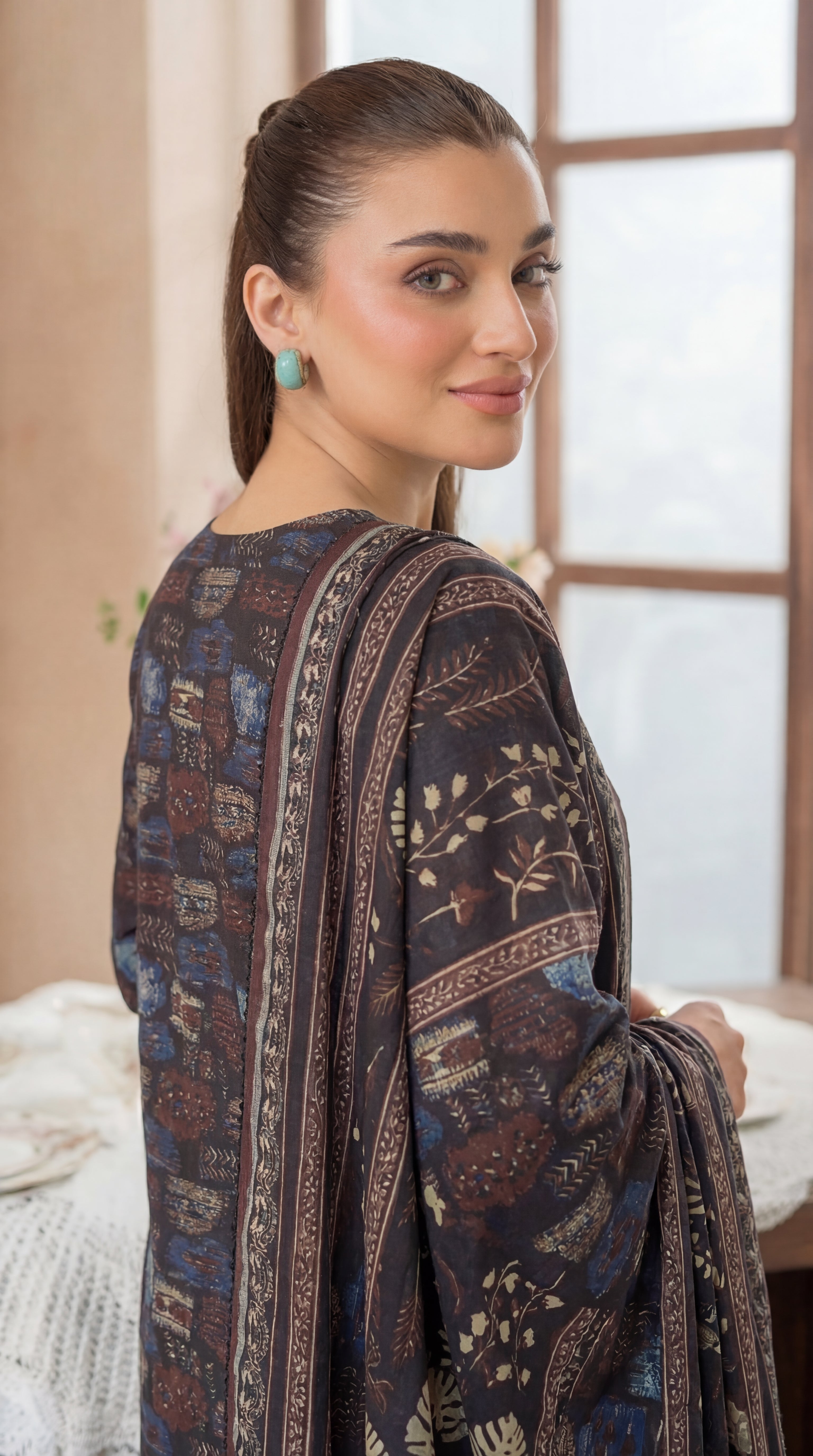 Unstitched Chikankari 3 Piece Lawn - Afreen Collection