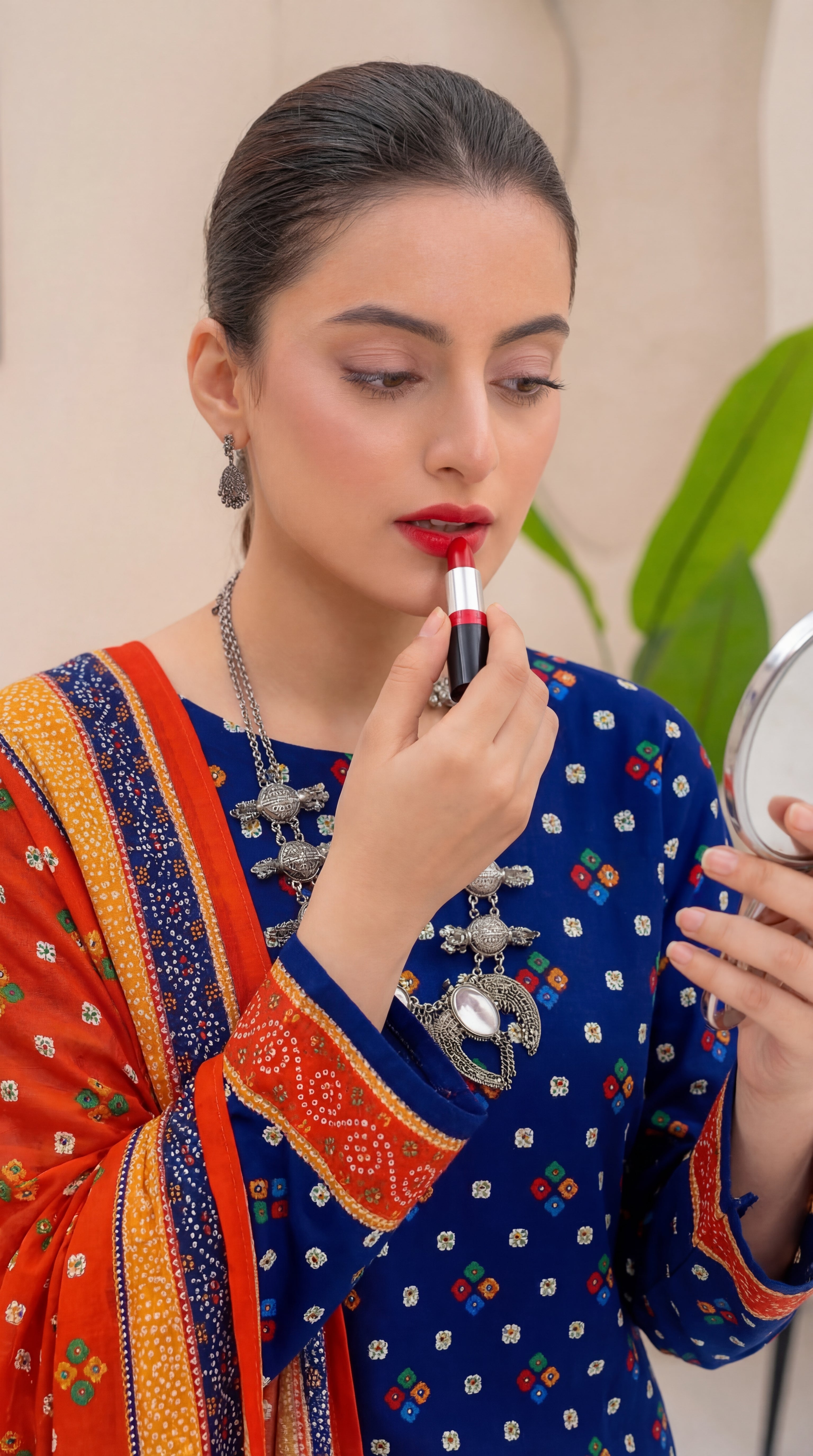 Unstitched 3 Piece Printed Lawn Suit - Khumar Collection