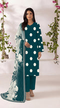 Unstitched 3 Piece Printed Lawn Suit - Rangraiz Collection